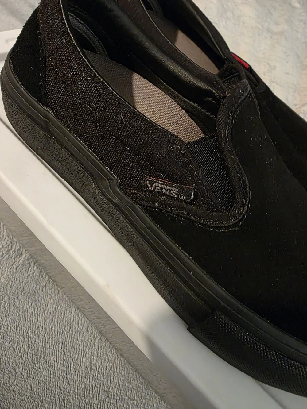 Vans Kids Black Classic Slip-On Sneakers